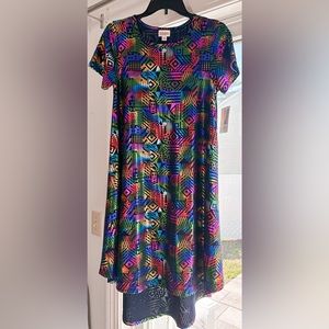 NWT Metallic Carly Dress- fits more like a M/L